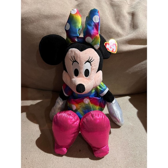 Disney Ty  Sparkle Minnie Mouse plush - Picture 1 of 5